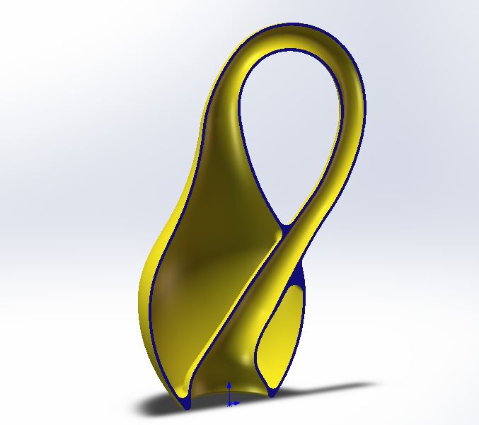 solidworks渲染练习图:克莱因瓶子